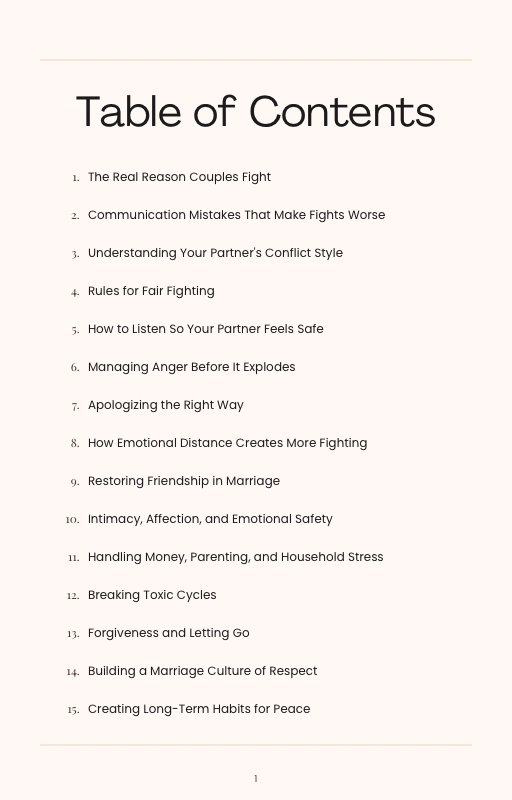 HOW TO STOP FIGHTING IN YOUR MARRIAGE